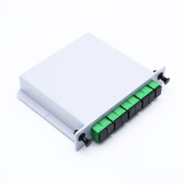 SPLITTER FIBRA OPTICA1x8 PLC, LGX, SC/APC